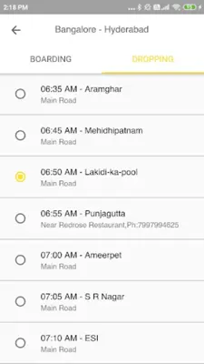 Sri Krishna Travels android App screenshot 2