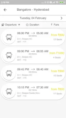 Sri Krishna Travels android App screenshot 5